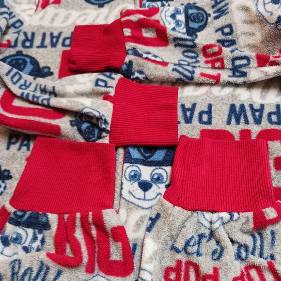 2017 Nickelodeon Paw Patrol Micro Fleece  Footless Sleepers  Size 6 - Picture 6 of 7